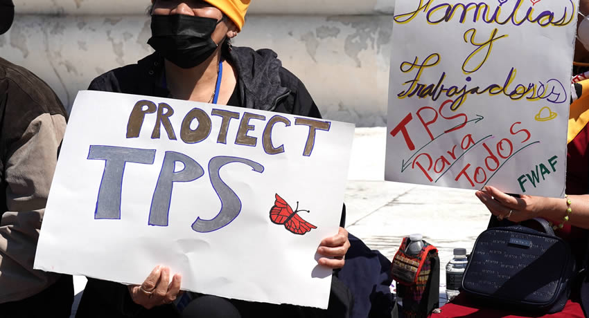 Extienden TPS hasta Junio 30 de 2024 a los ciudadanos de los países de El Salvador, Honduras, Nicaragua, Haití y Nepal.