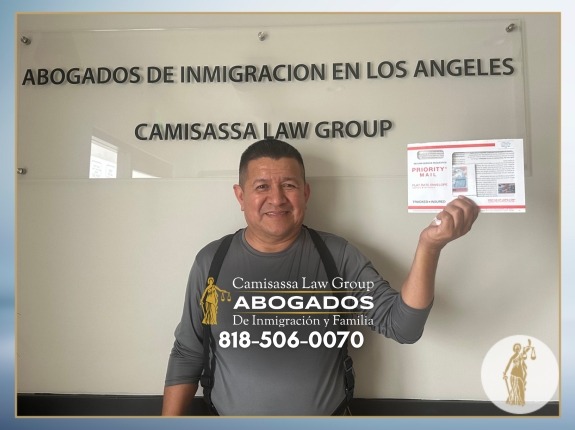 Cliente satisfecho con nuestros servicios como su Abogados de Inmigración